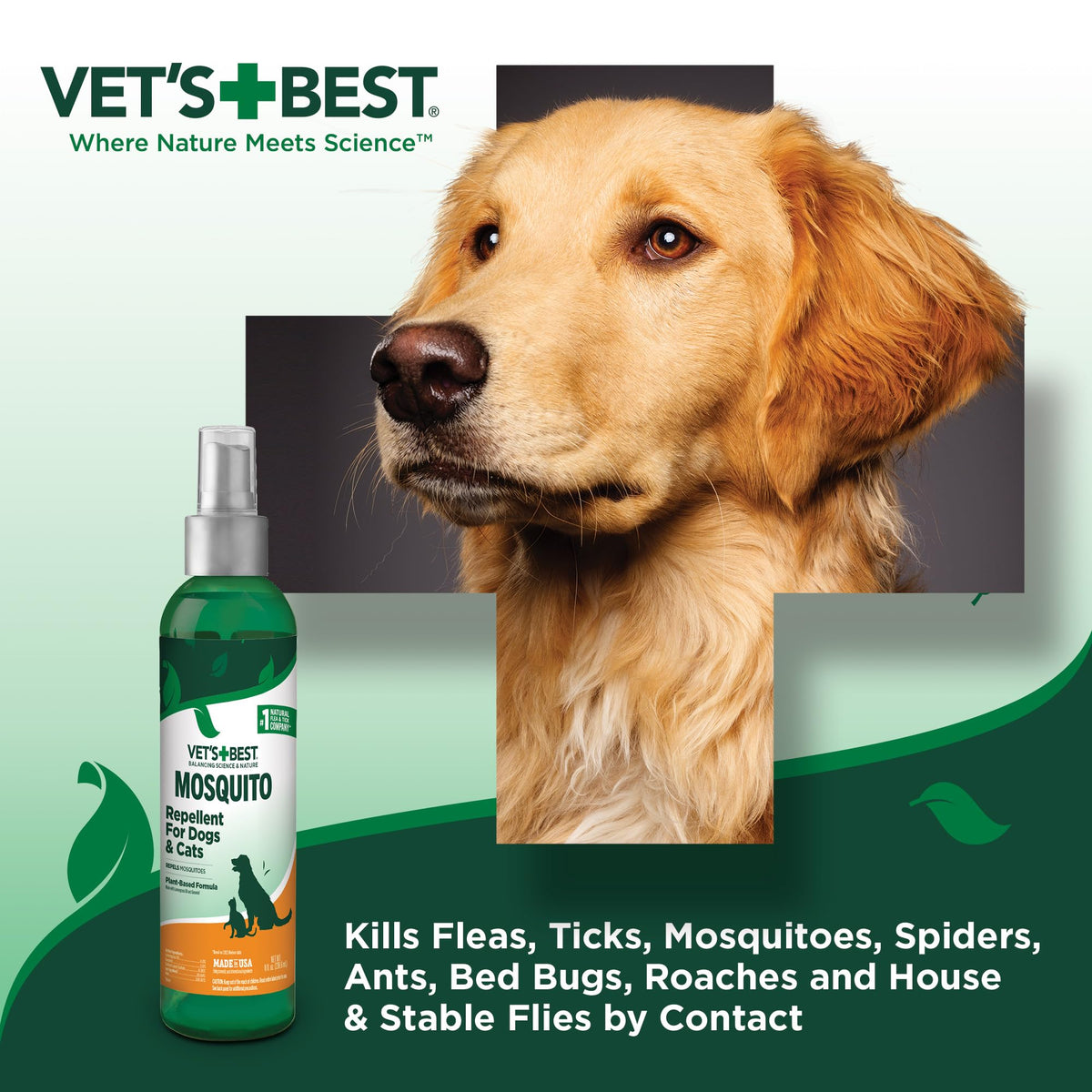 Mosquito Repellent Spray for Dogs & Cats 8 oz W186
