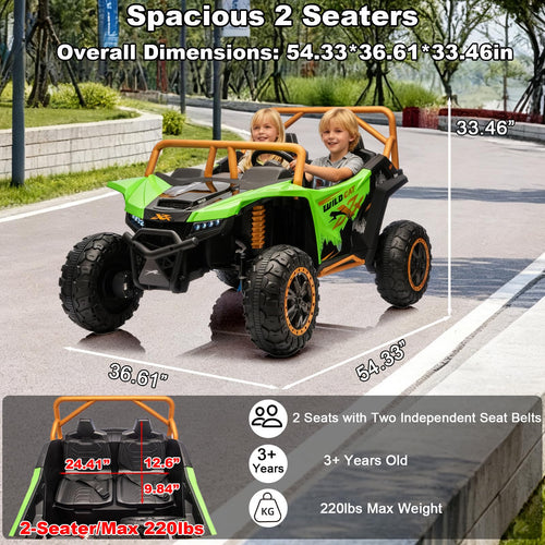24V 2-Seater 4WD Kids Electric Ride On UTV L6322