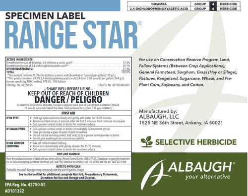 2.5 Gallons 2,4-D and Dicamba Herbicide D4407