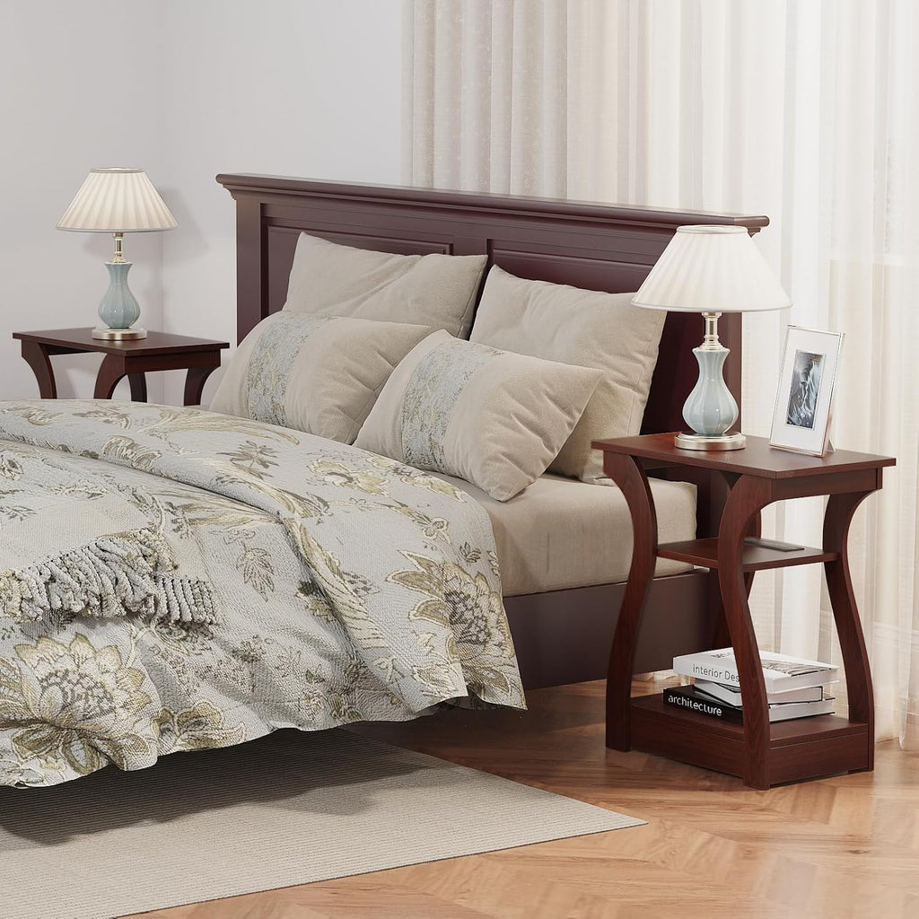 3 Tier End Table with Charging Station J44999