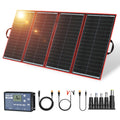 300W Foldable Solar Panel Kit with PWM Controller and USB Ports G556581