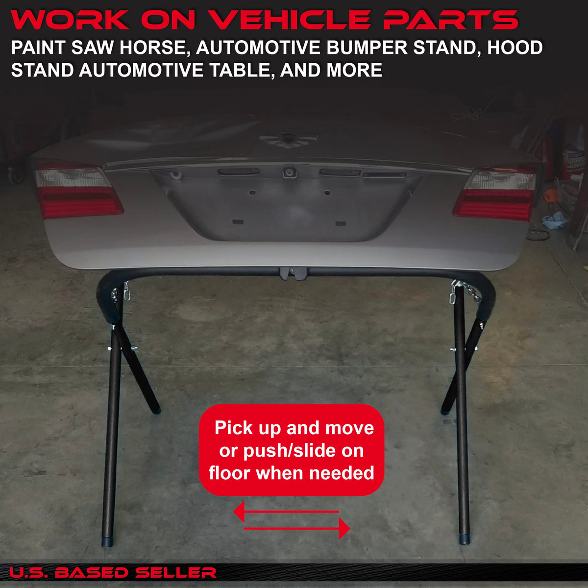 Folding Work Stand 2pk 2000lb Capacity Portable Workbench V468