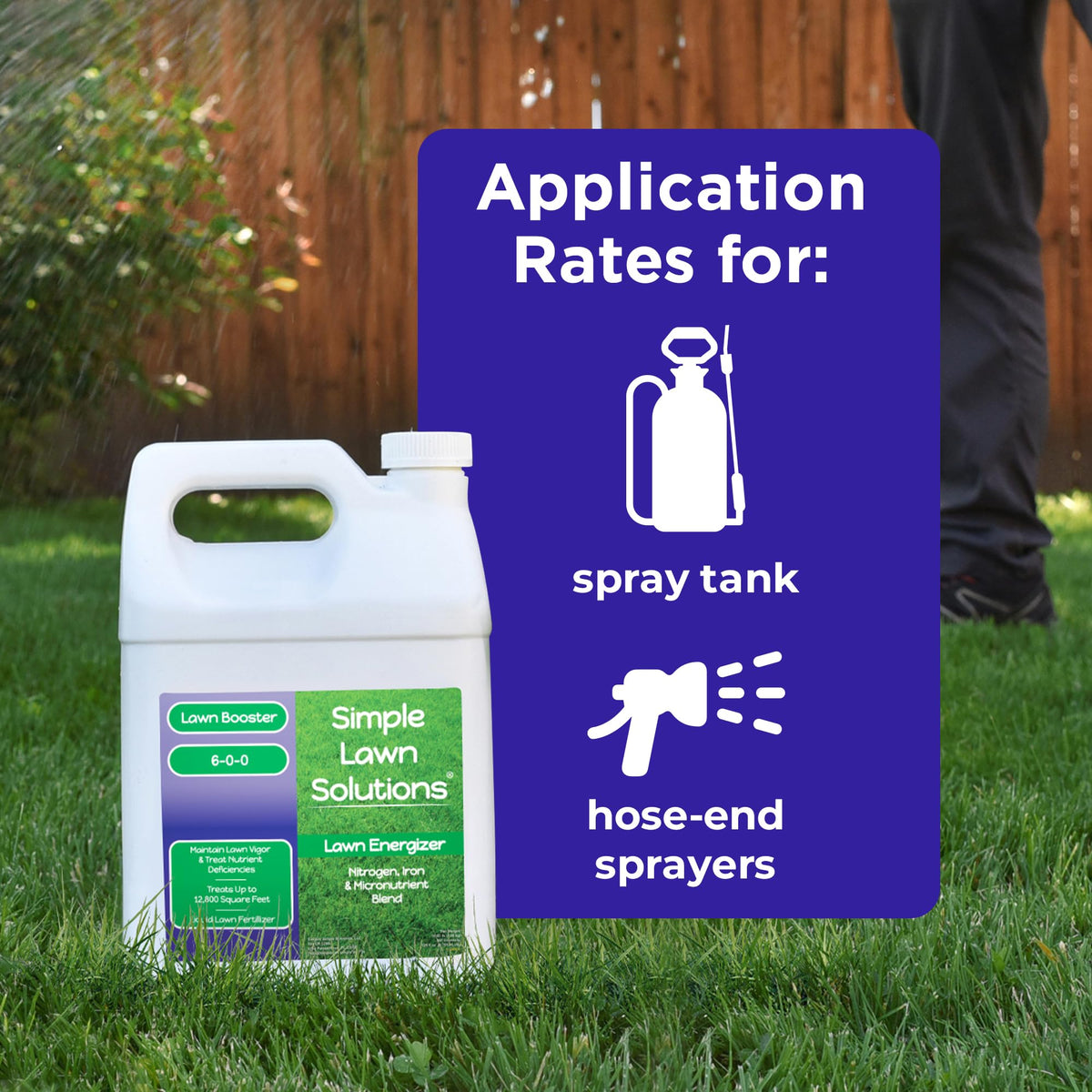 Commercial Grade Liquid Grass Fertilizer with Nitrogen, Iron, Micronutrients 1 Gallon O81237