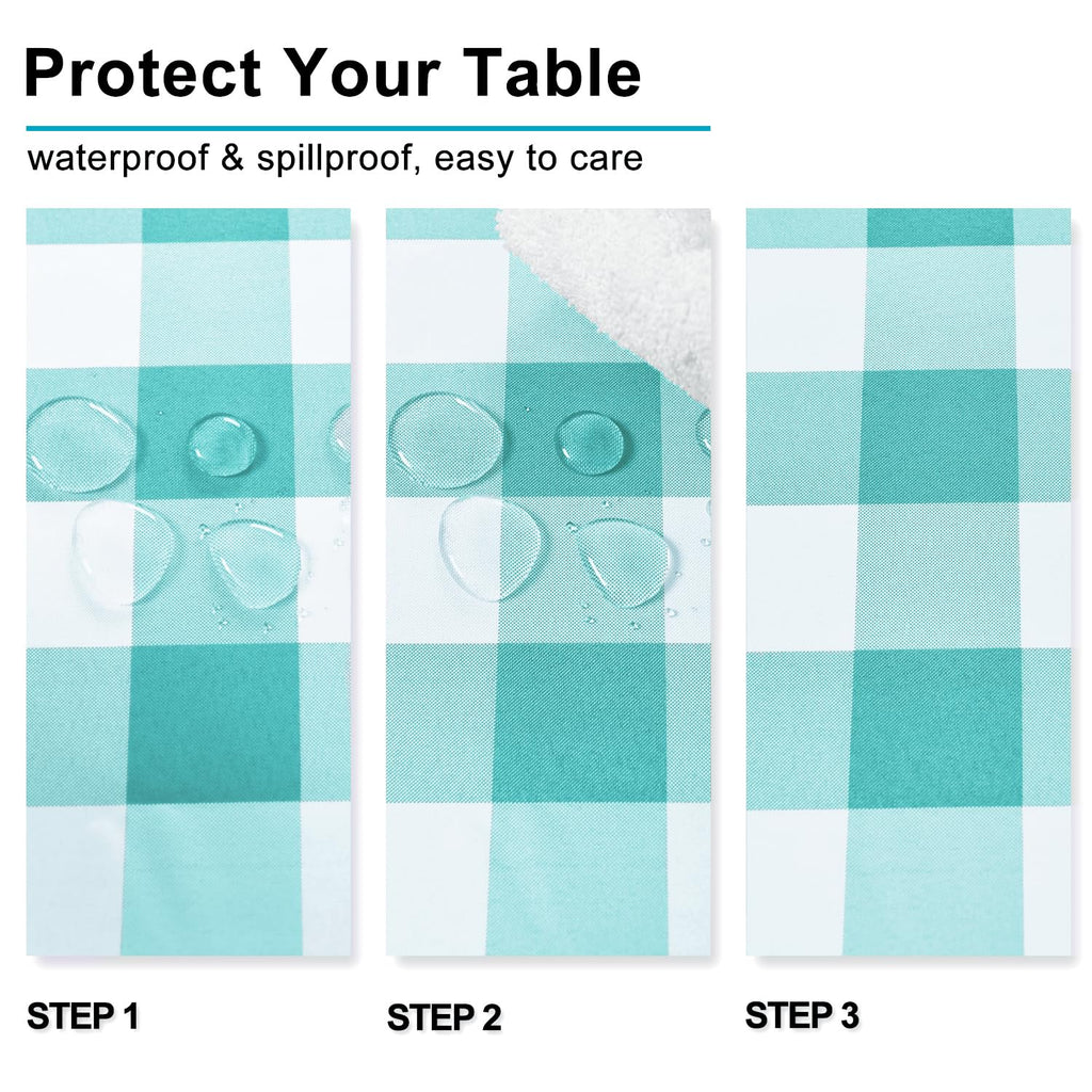 Square Checkered Tablecloth 30 x 30 Inch H572674