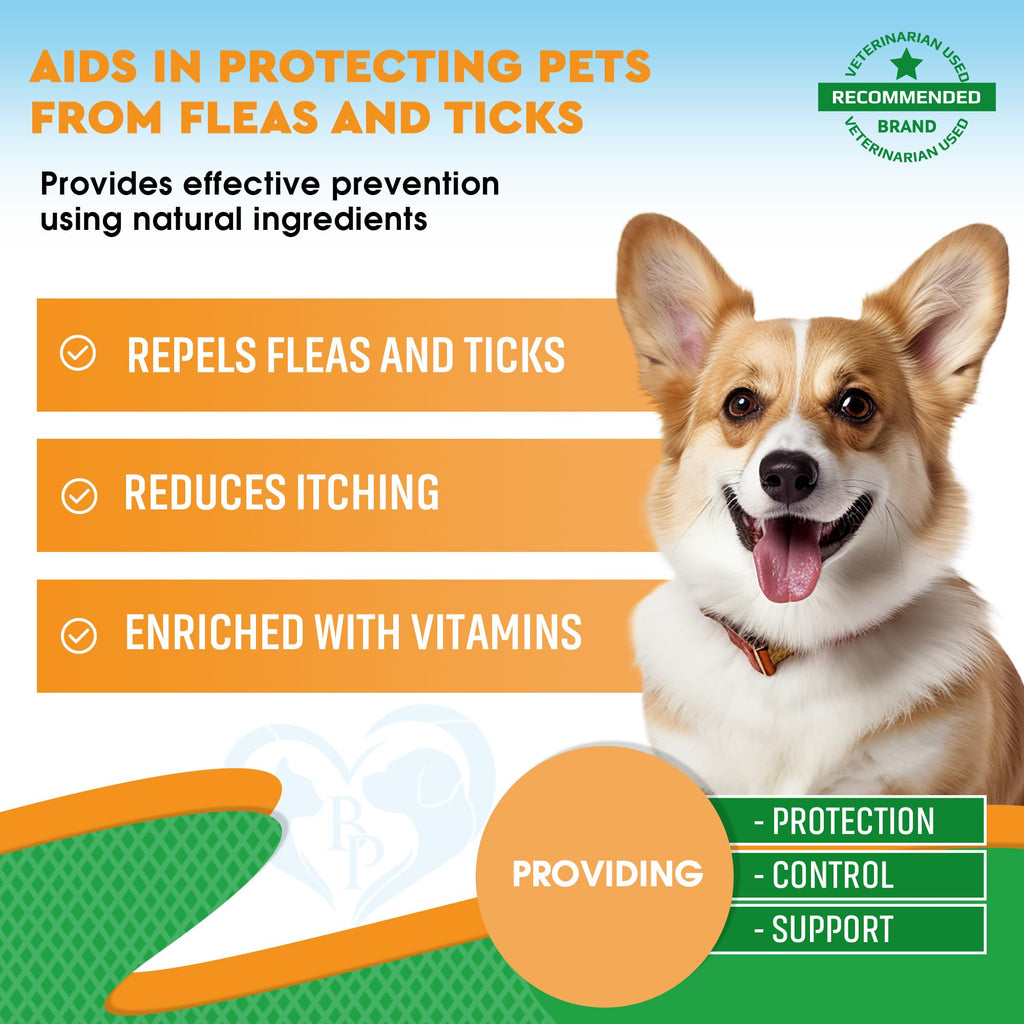 Natural Flea & Tick Prevention Drops for Dogs and Cats G584
