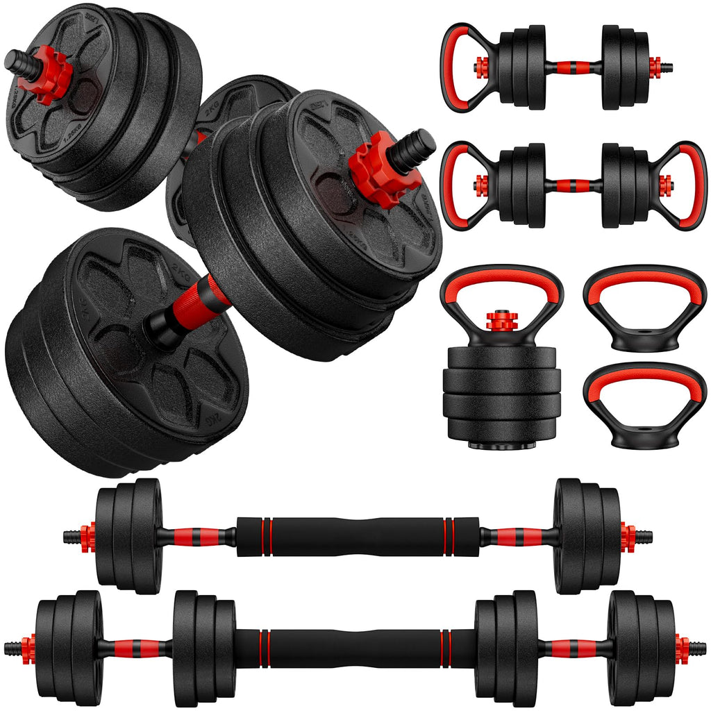 Adjustable 5-in-1 Dumbbell Set with Connector O3687