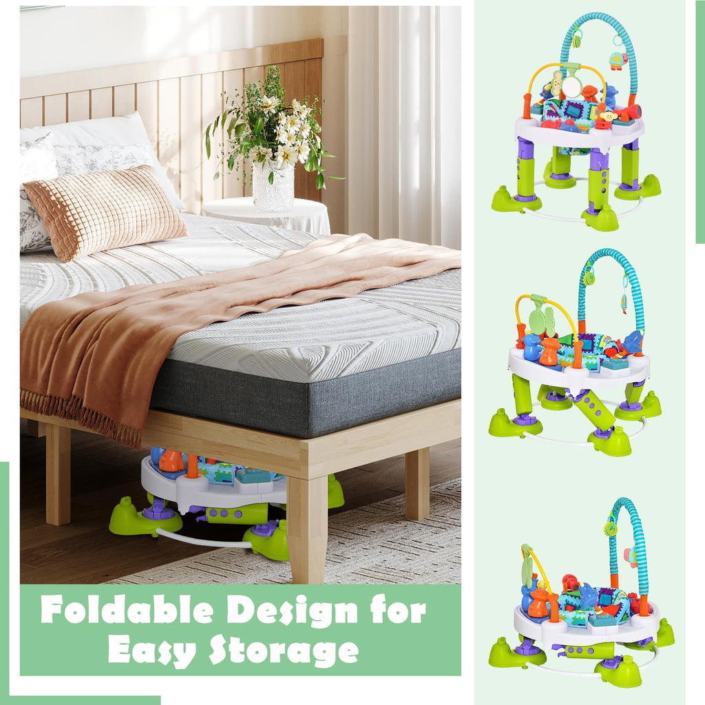 4 in 1 Baby Bouncer Activity Center with Playtime Mat and Activity Table E102565