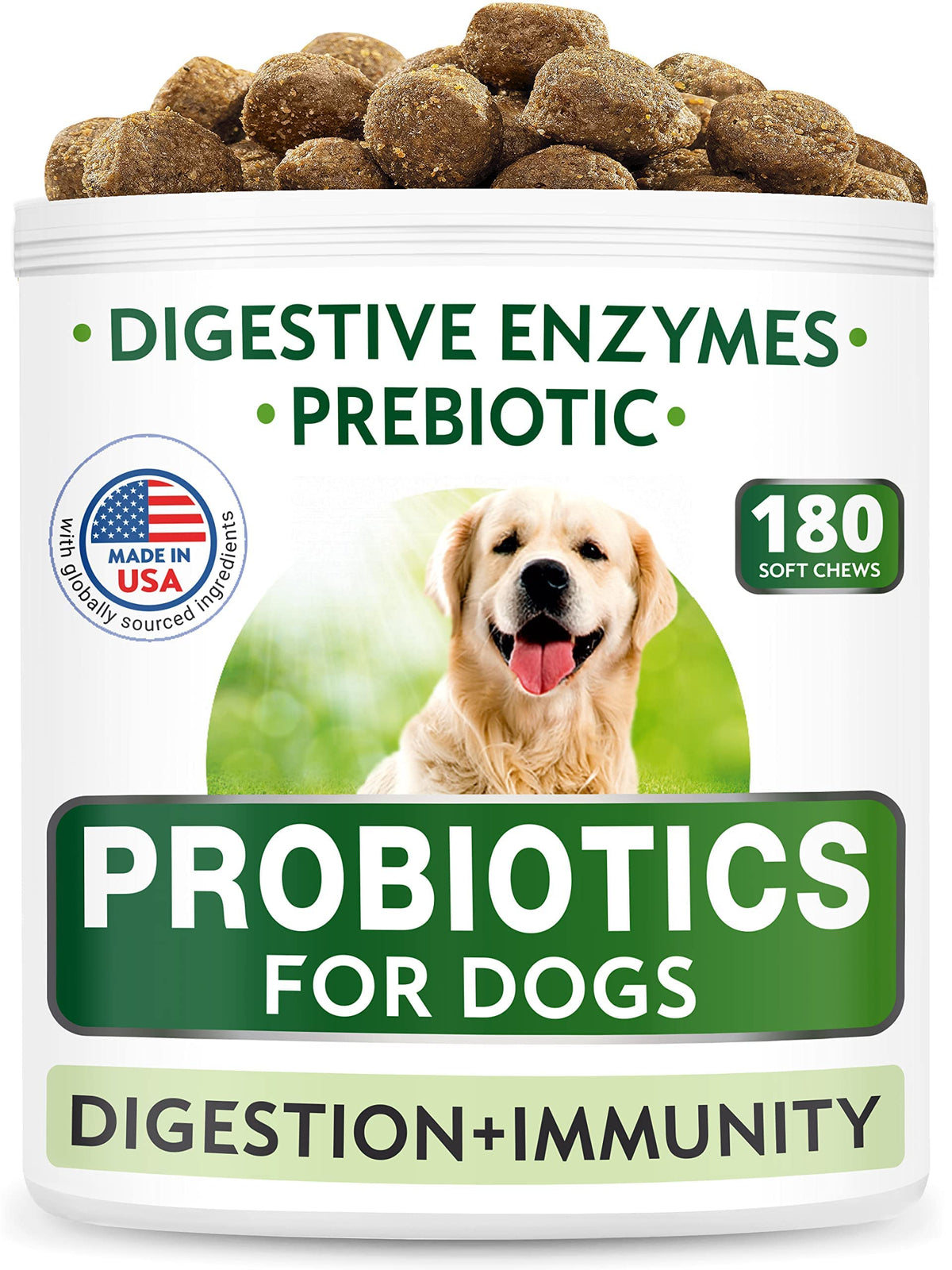 Dog Probiotics Chews + Omega 3 Bundle H8787