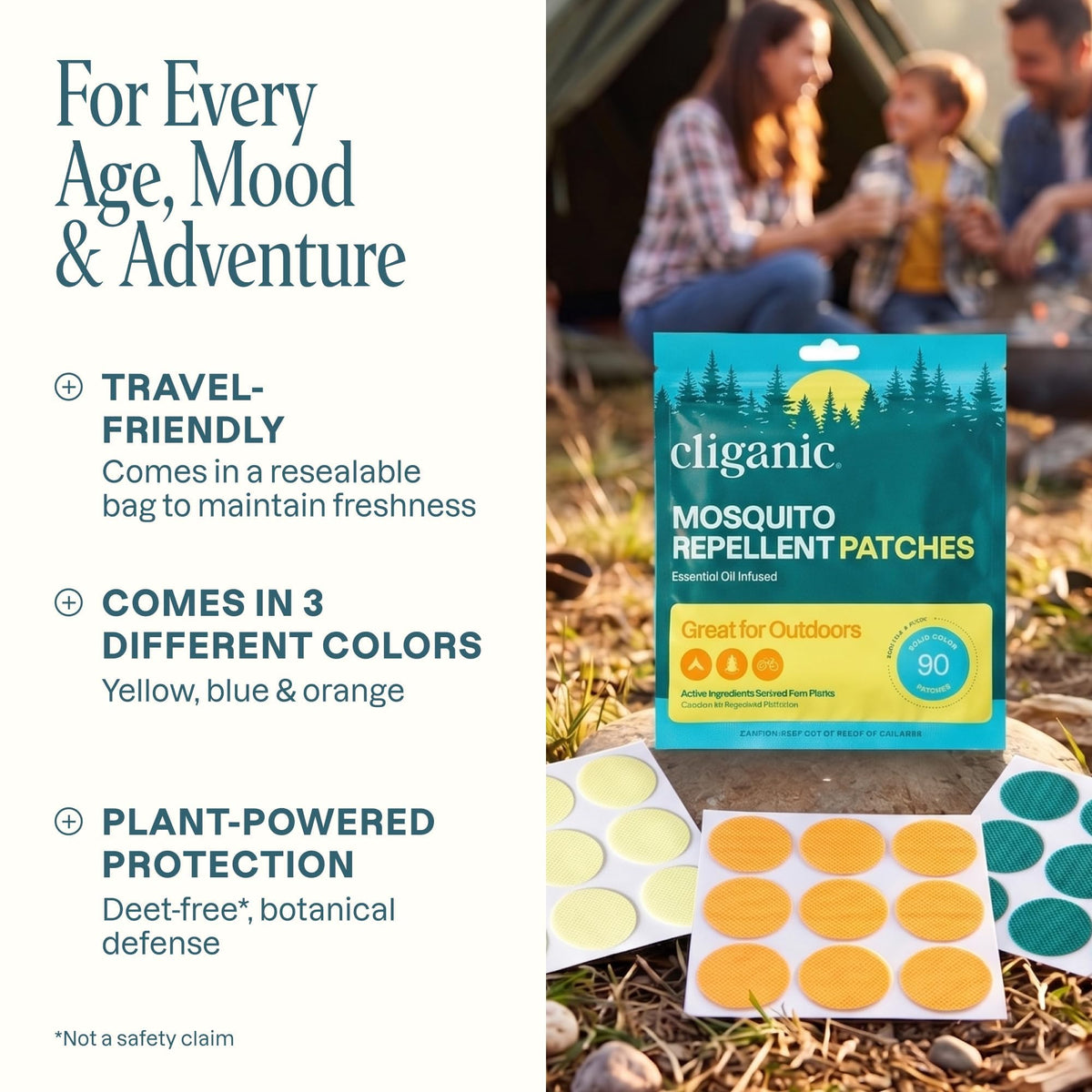 Mosquito Repellent Stickers 90 Pk O220379