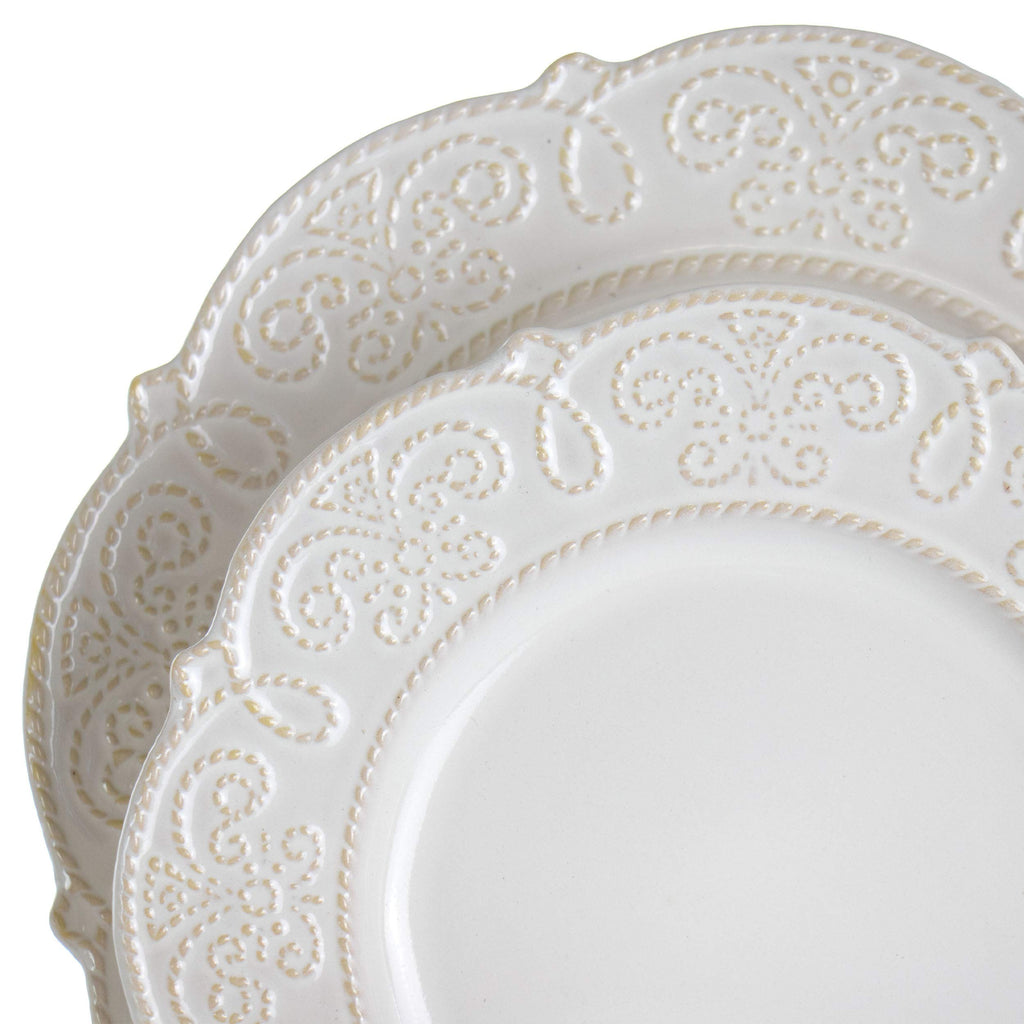 Round Stoneware 16 Piece Dish Set N752