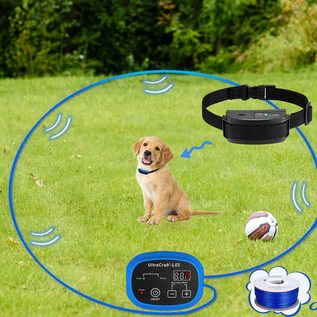In-Ground Electric Dog Fence System with Waterproof Training Collar Z1523