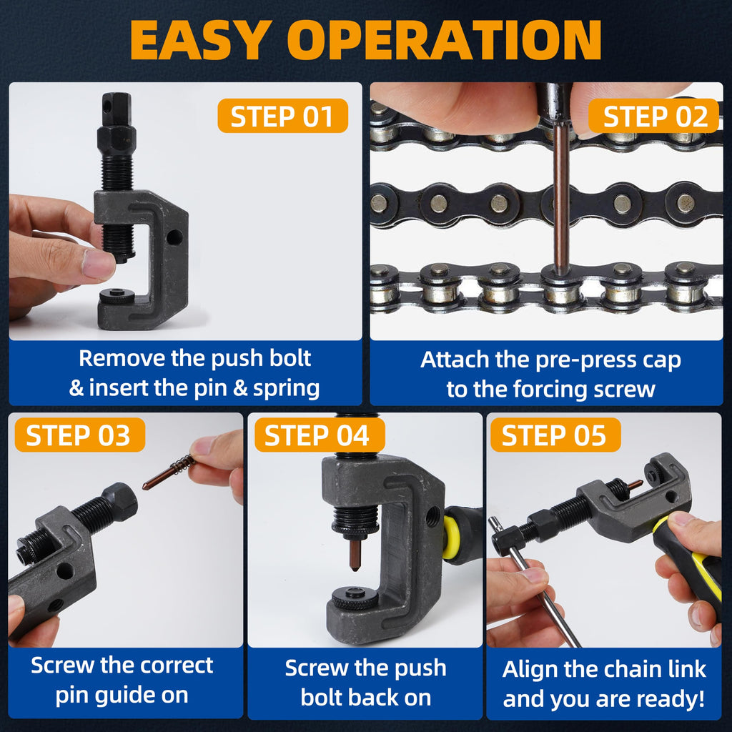 Chain Breaker and Riveting Tool Kit G4969