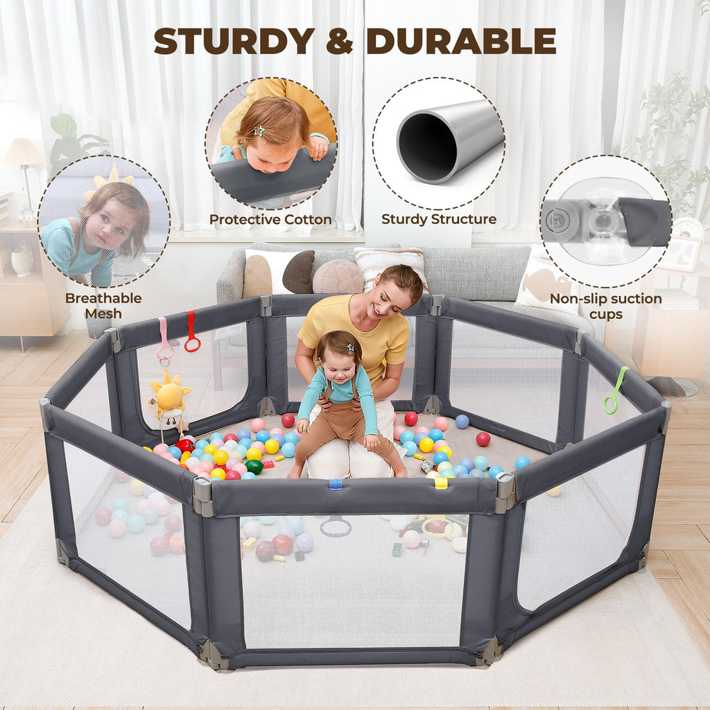 Grey Baby Playpen V559517