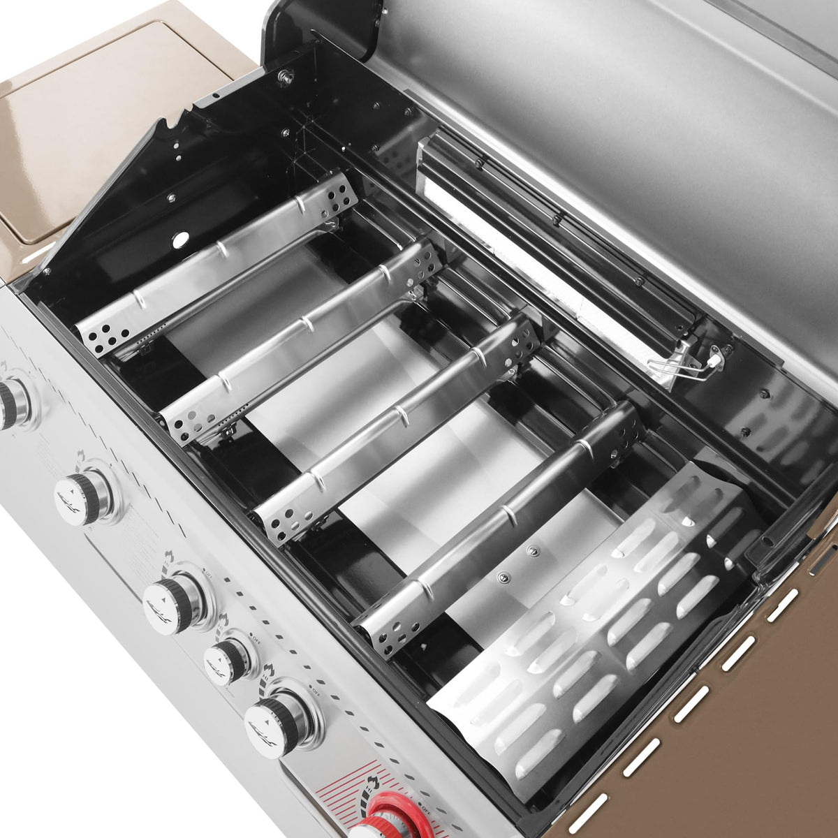 5-Burner Propane Gas Grill with Side Burner J42623