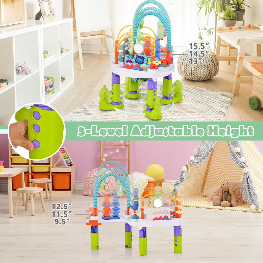 4 in 1 Baby Bouncer Activity Center with Playtime Mat and Activity Table E102565
