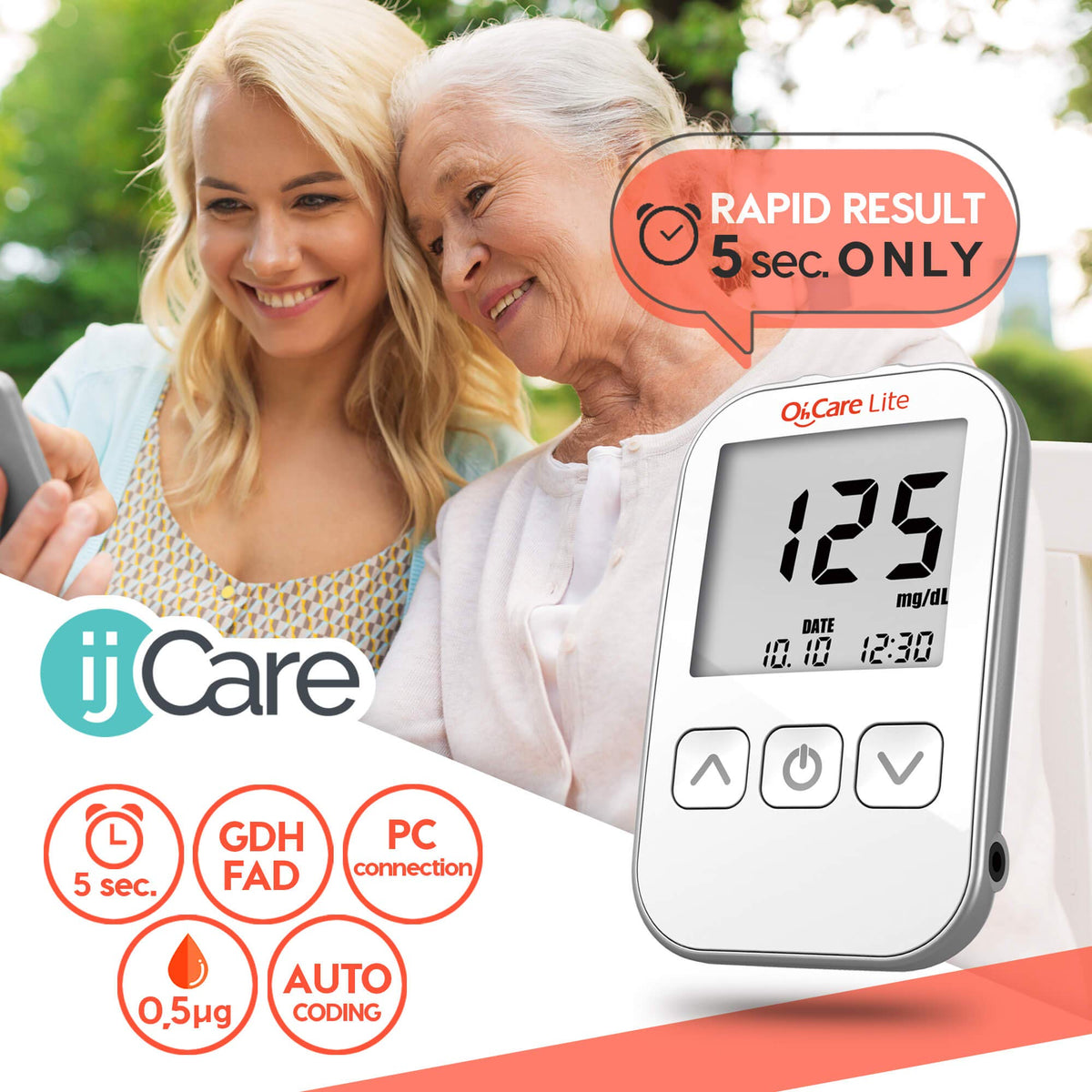 Blood Sugar Testing Monitor with 150 Glucose Test Strips and 200 Lancets T549