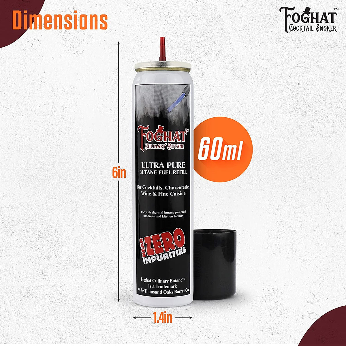 Butane Fuel Refill 12 Pack 60ml L41231