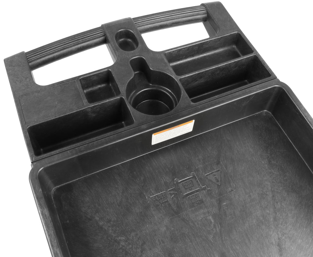 Heavy Duty 2-Shelf Polypropylene Utility Cart 500 lb Capacity H986