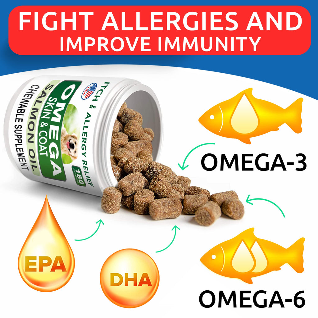 Dog Probiotics Chews + Omega 3 Bundle H8787