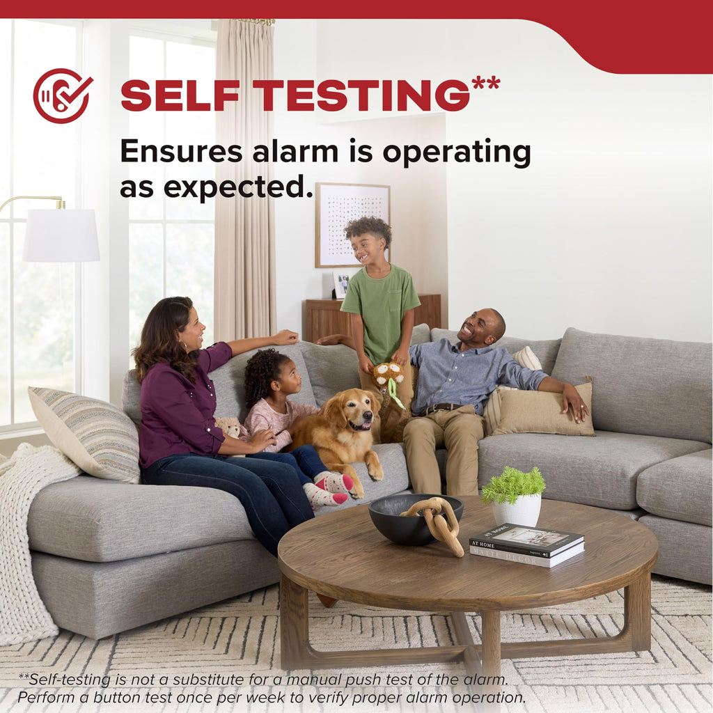Smoke Detector, Hardwired with AA Battery Backup, 3 Pack X813831
