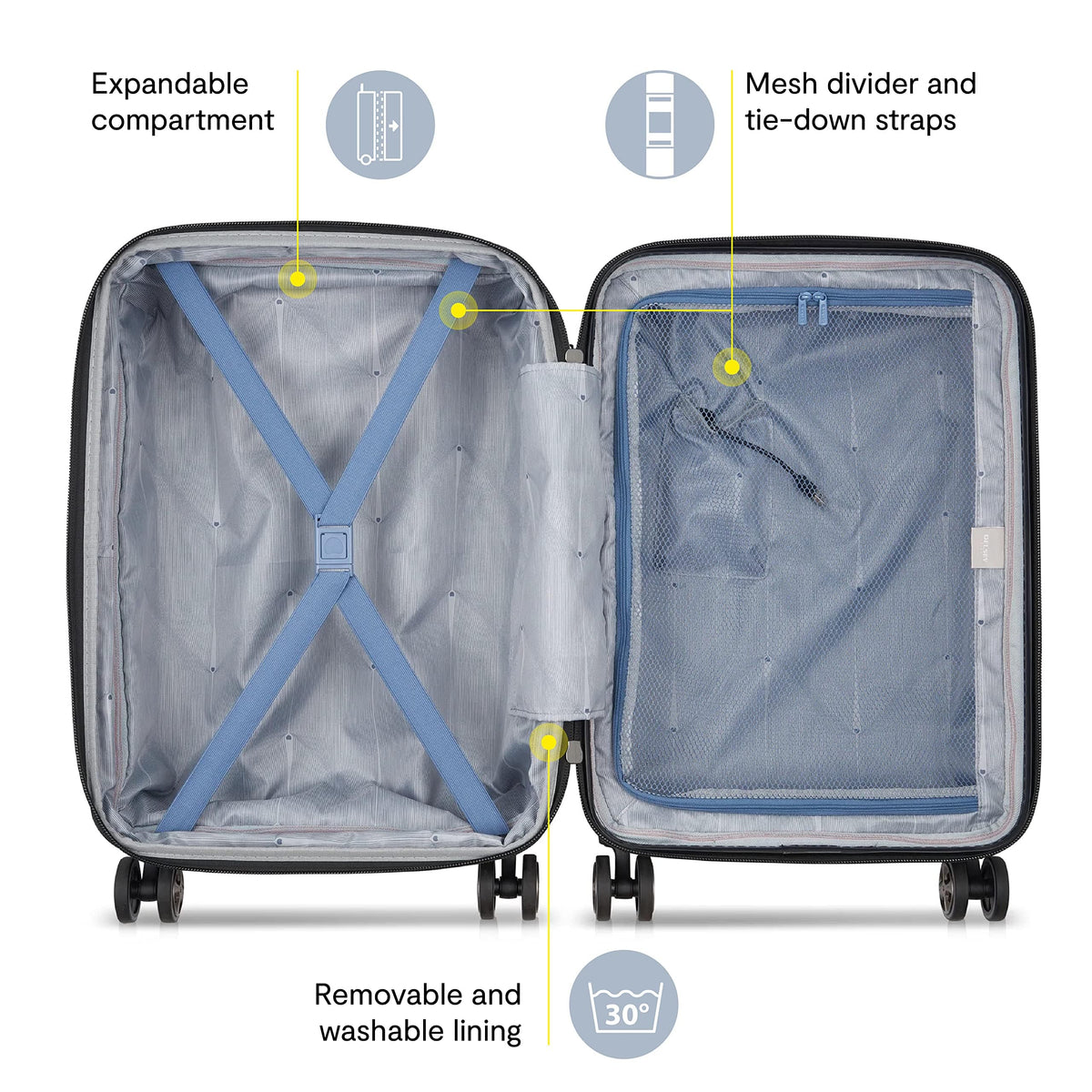 20 Inch Hardside Carry-On Luggage G6877