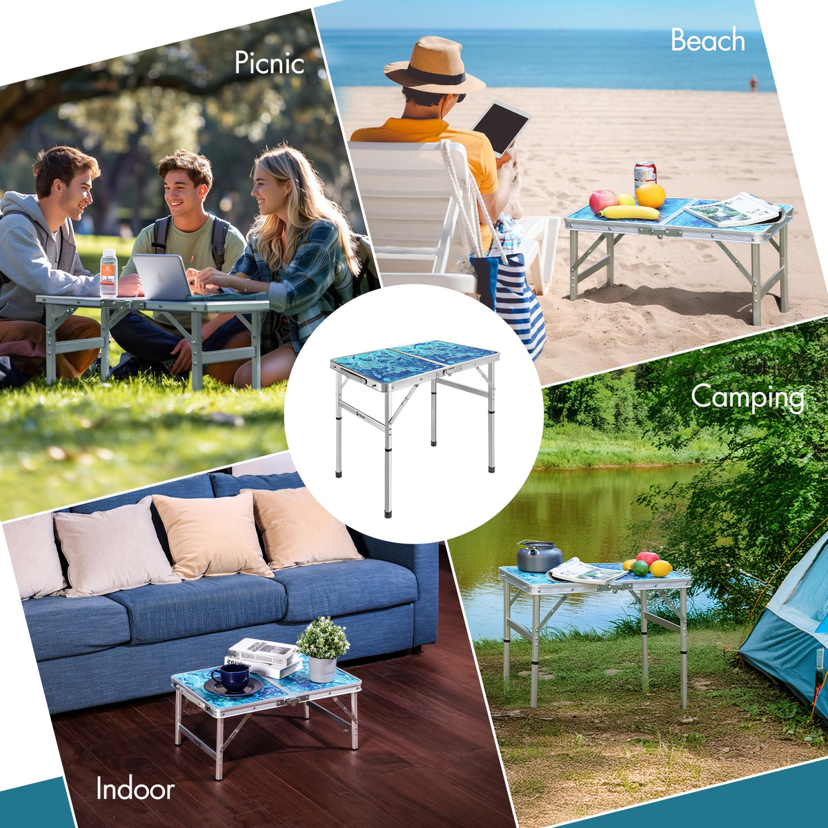 Folding Camping Table 2FT W180485