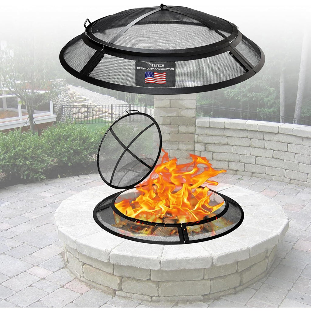 40 Inch Round Heavy Duty Fire Pit Screen E6381