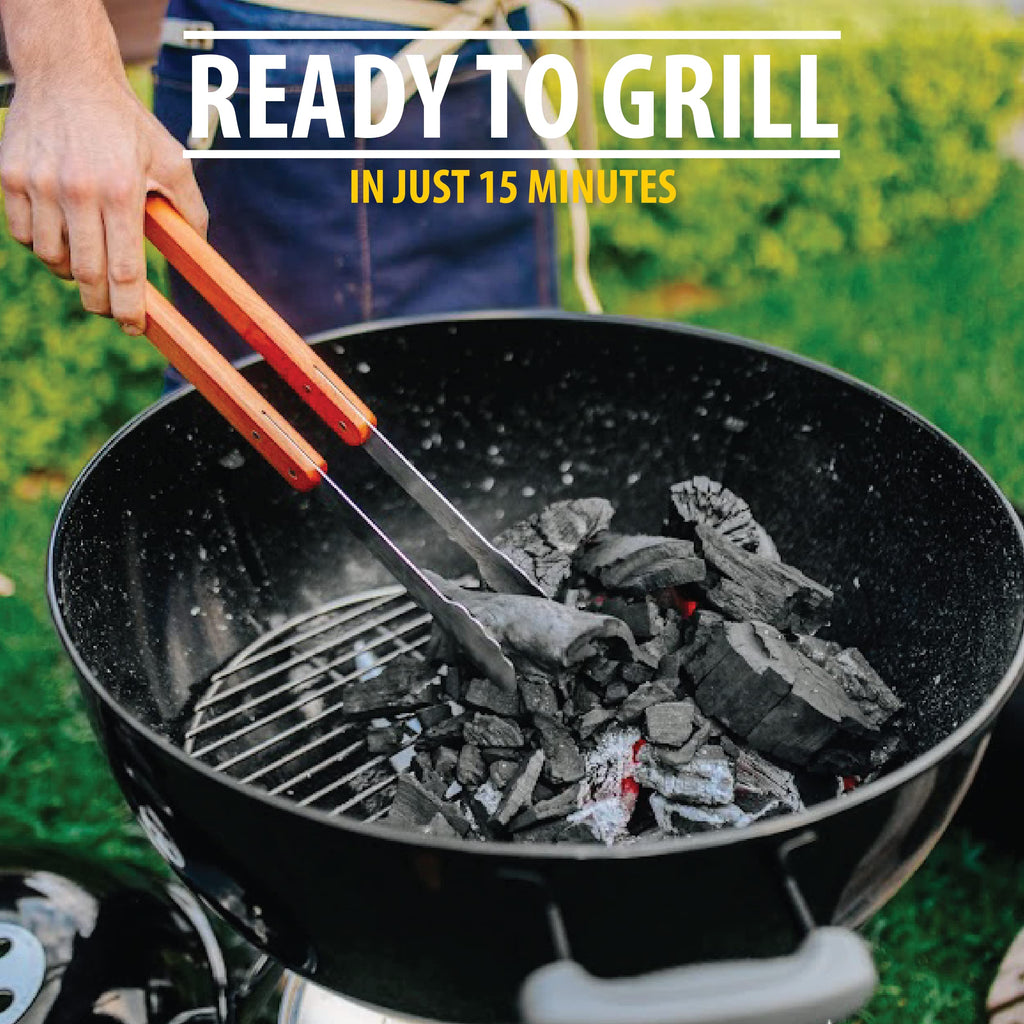 Hardwood Lump Charcoal 35 Pound Bag 2-Pack E1010