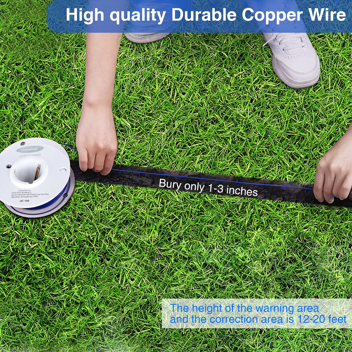 In-Ground Electric Dog Fence System with Waterproof Training Collar Z1523